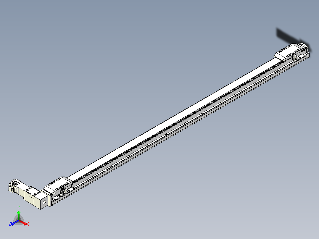 皮带直线轴双滑块型TPA-GCBS-50-P42-L550-DR-M10-N3主视图