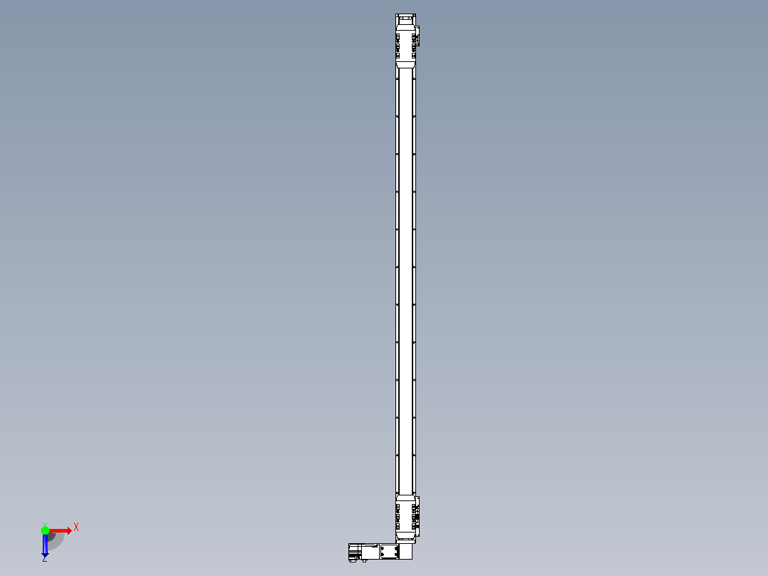 皮带直线轴双滑块型TPA-GCBS-50-P42-L550-DR-M10-N3俯视图
