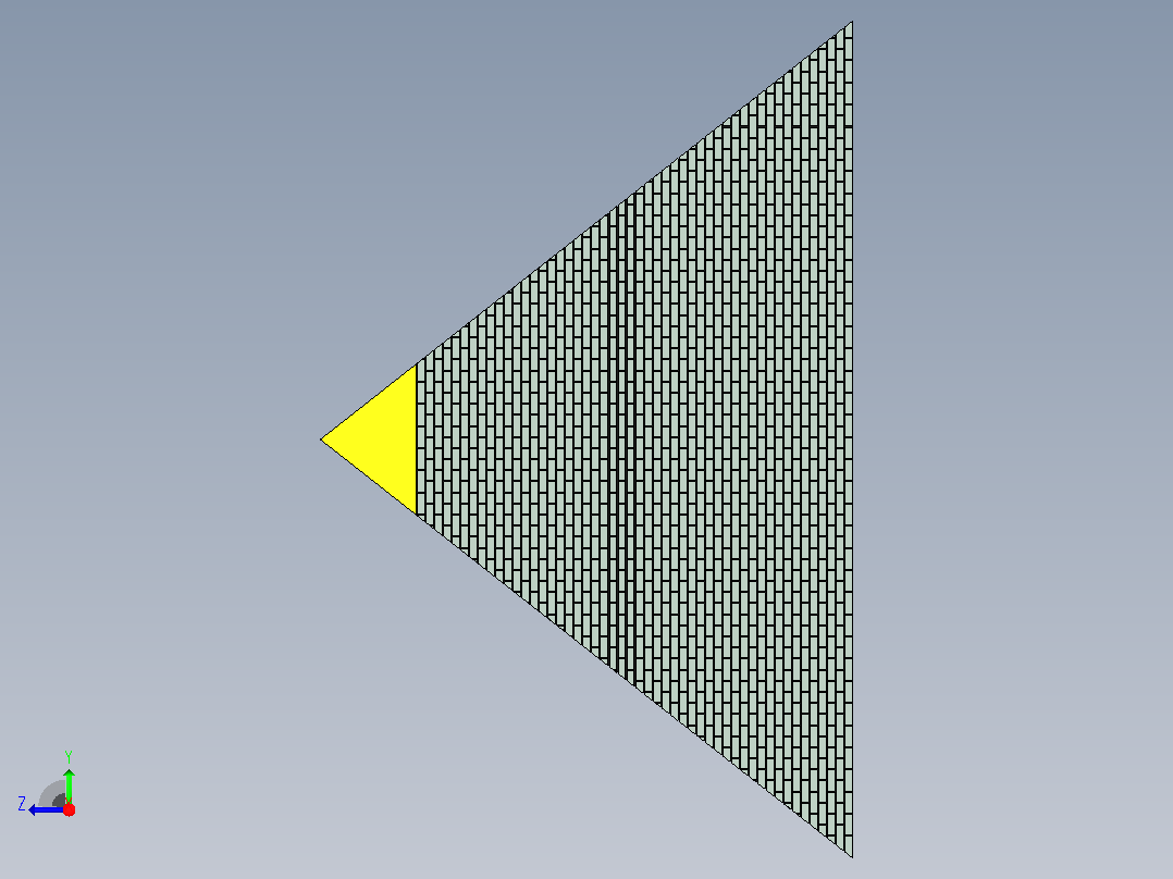 金字塔右视图