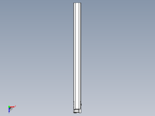 皮带直线轴半封闭可选导轨TPA-HNB-175D-140-L2200-RU-Y-P75-N3俯视缩略图