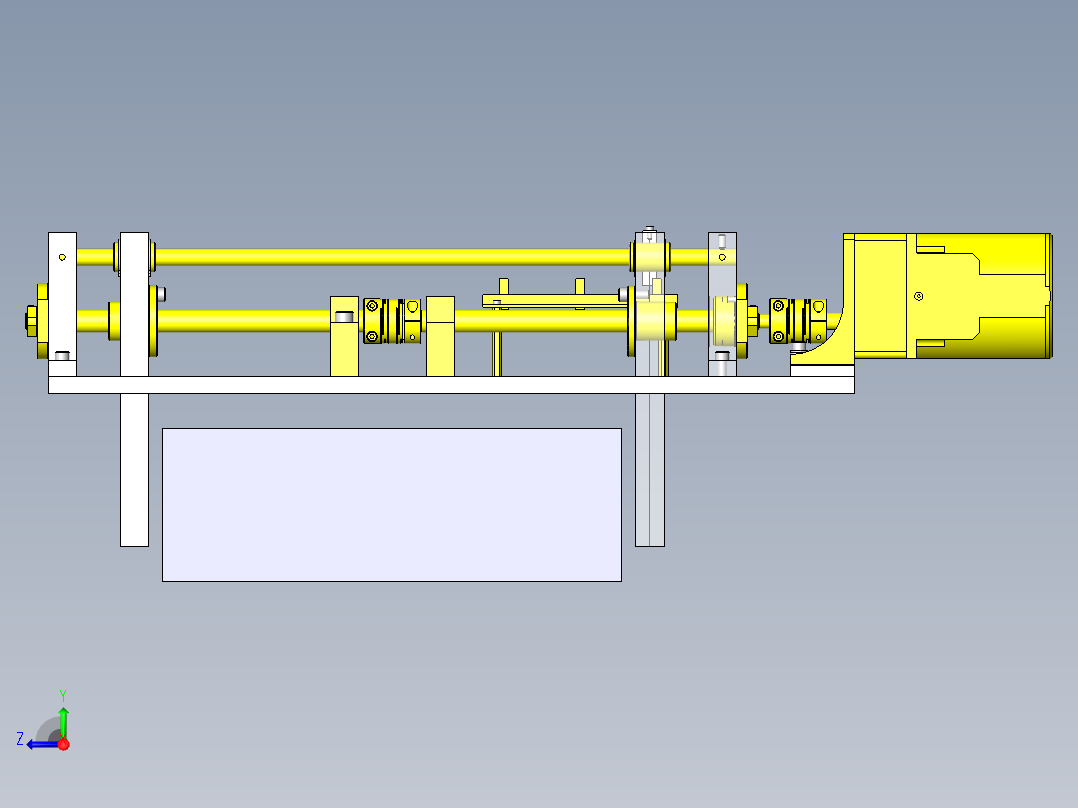 自动宽度切换机构右视图