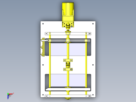 自动宽度切换机构俯视缩略图