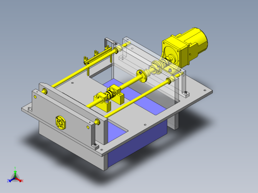 自动宽度切换机构正等轴测缩略图