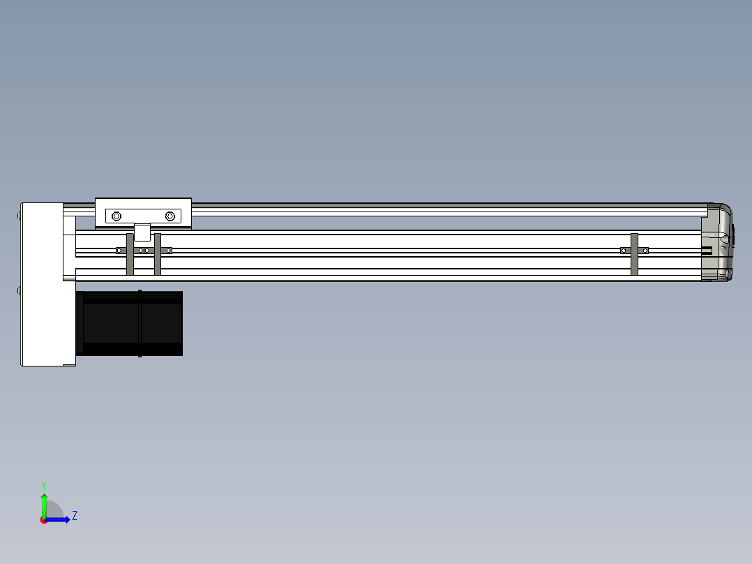 Toyo东佑达直线模组-ETH13-450-BM-200W左视图
