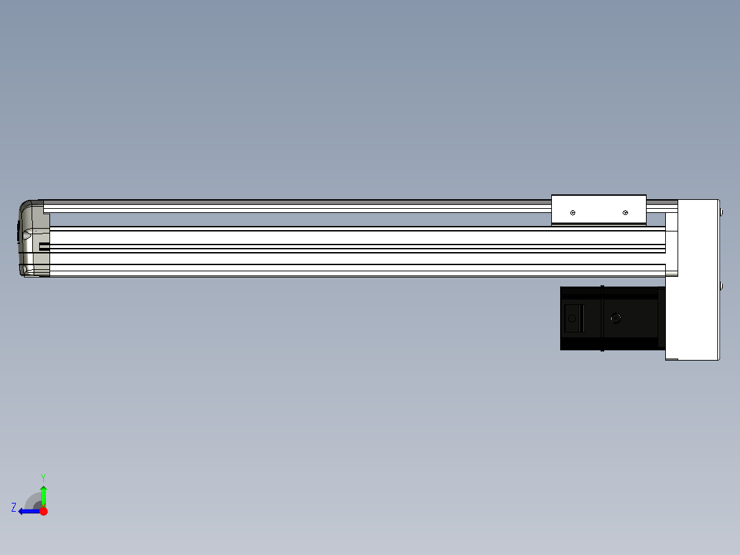 Toyo东佑达直线模组-ETH13-450-BM-200W右视图