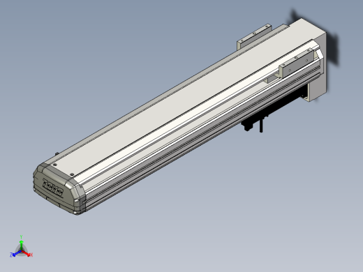 Toyo东佑达直线模组-ETH13-550-BM-400W+煞車正等轴测缩略图