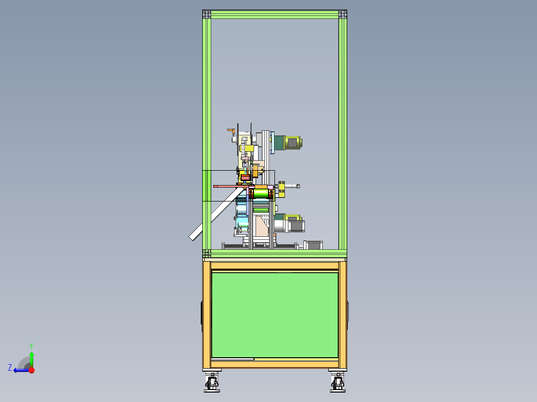 2022.09月-TYG自动贴标机sw18可编辑右视图