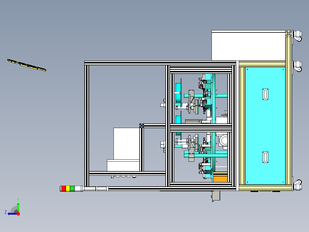 A2_两轴研磨机、抛光机右视图