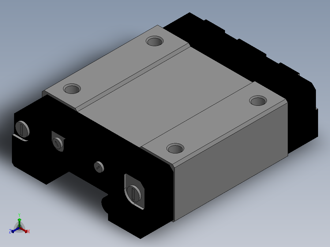 滑块正等轴测图