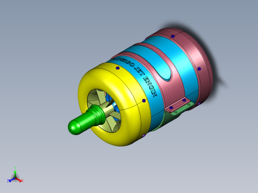 微型推力涡喷发动机