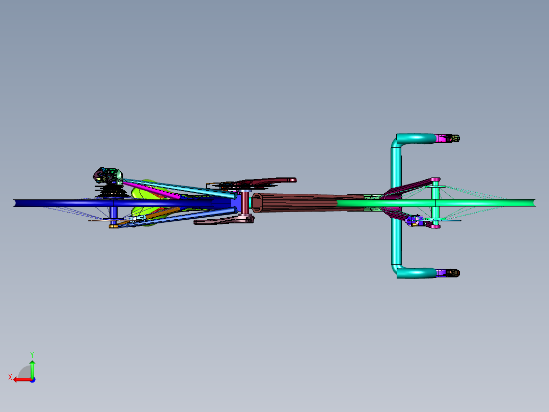 梅花经典顶级车架COLNAGO C64后视图