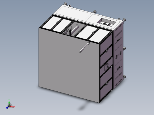 自动化鼠标组装机3D模型