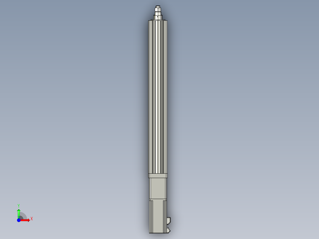 12VZ电动缸-VZ6-S400-BC前视图