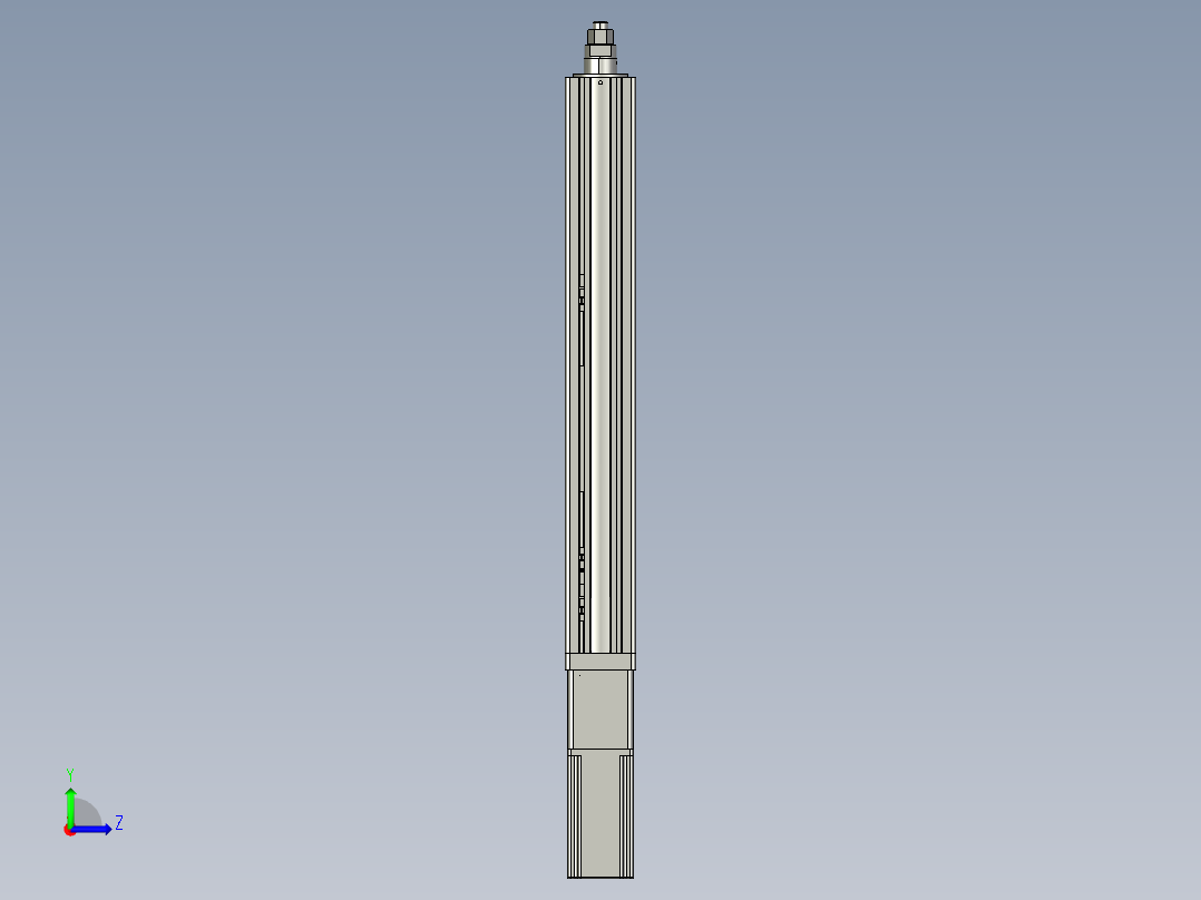 12VZ电动缸-VZ6-S400-BC左视图