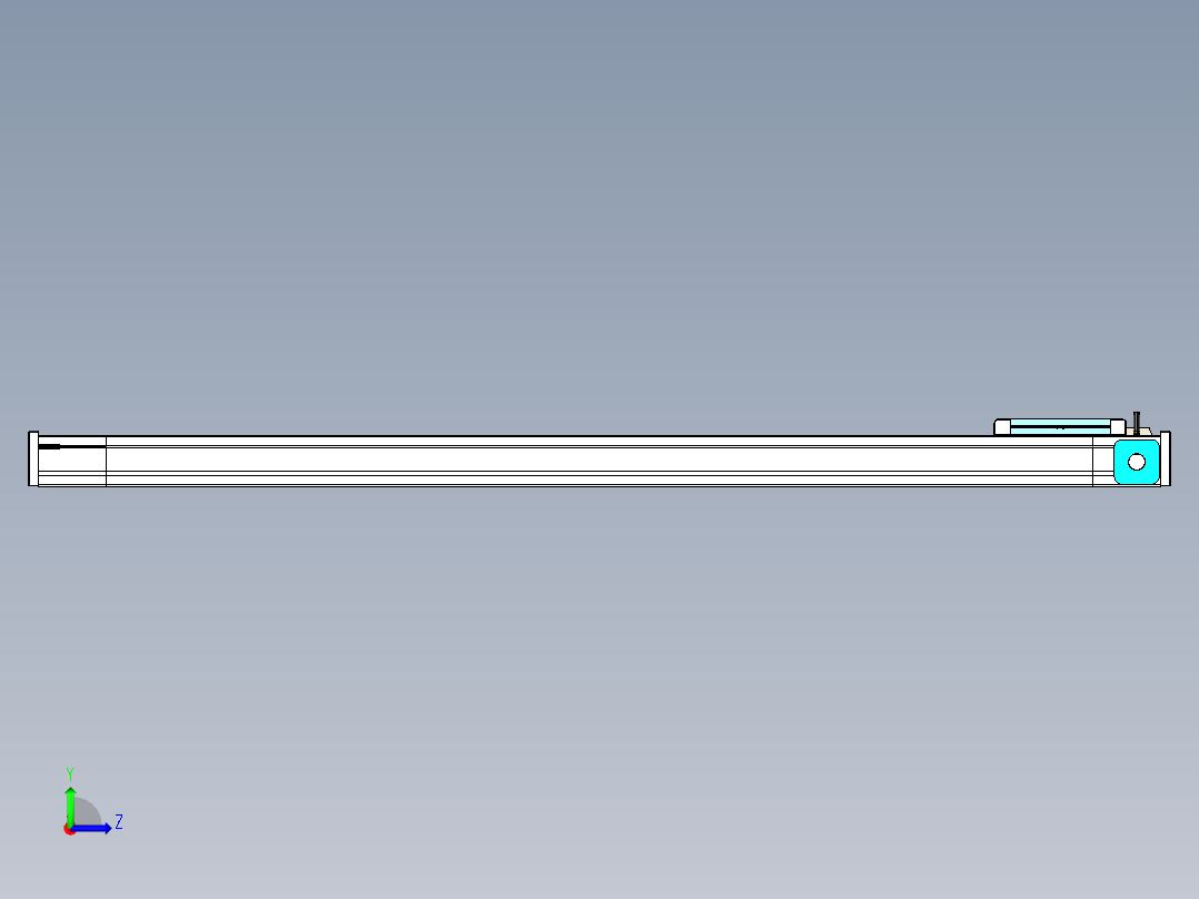 欧规系列-LB6A-L130-S1150-BL-ZP40-C3左视图