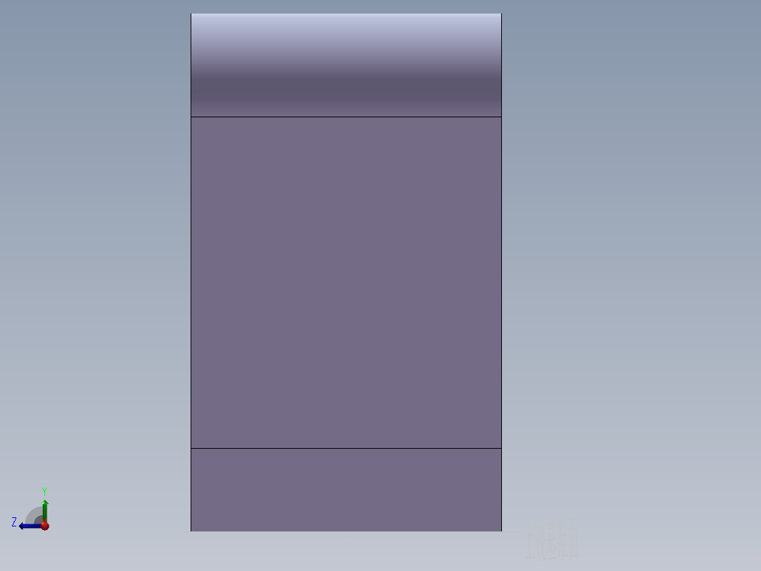 S33 直线滑座右视图