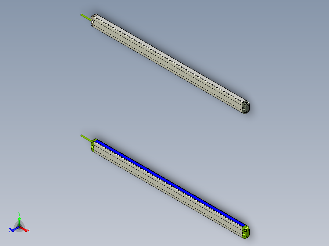 安全_区域传感器H2TLS4410_3D正等轴测图