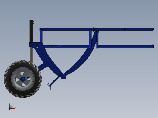 基于SolidWorks耕地犁犁铧的上下摆动的结构设计-资料前视缩略图