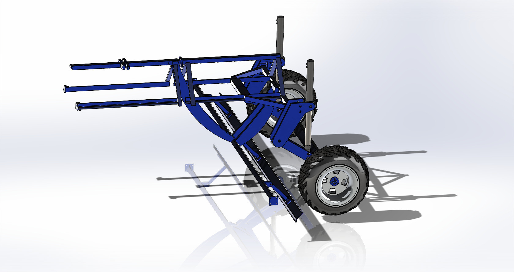 基于SolidWorks耕地犁犁铧的上下摆动的结构设计-资料