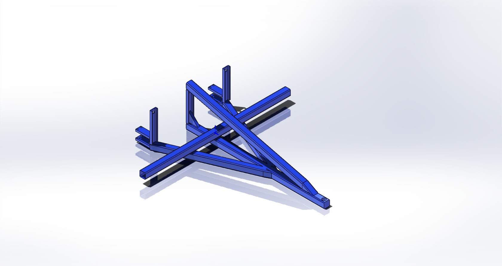 基于SolidWorks耕地犁犁铧的上下摆动的结构设计-资料