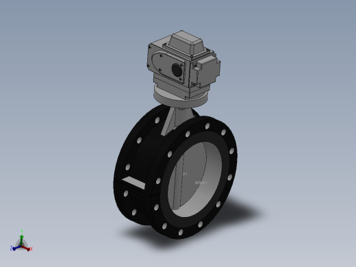 法兰式电动蝶阀-铸铁 DN50-DN400