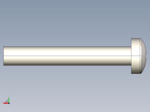 螺丝 M3 十字盘头-M3 x 20 Screw head.STEP后视缩略图