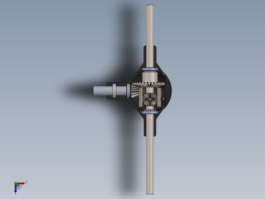 汽车差速器俯视缩略图