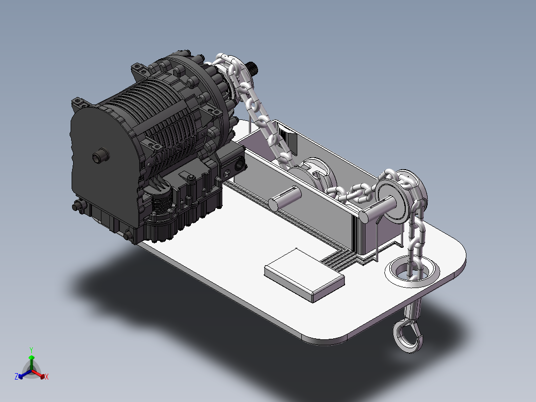 起重机绞盘设计