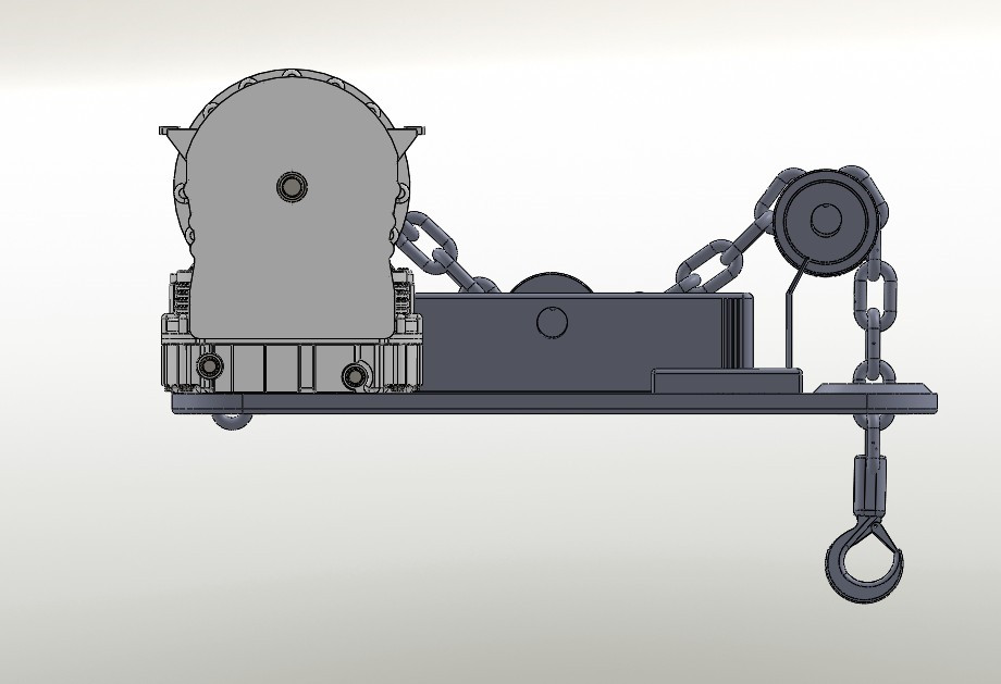 起重机绞盘设计