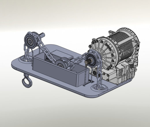 起重机绞盘设计缩略图