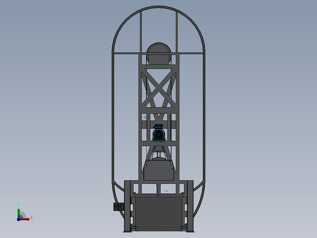 RAP - 旋转式汽车停车场--sw前视图