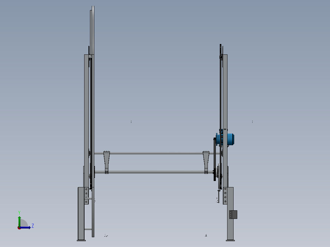 RAP - 旋转式汽车停车场--sw左视图