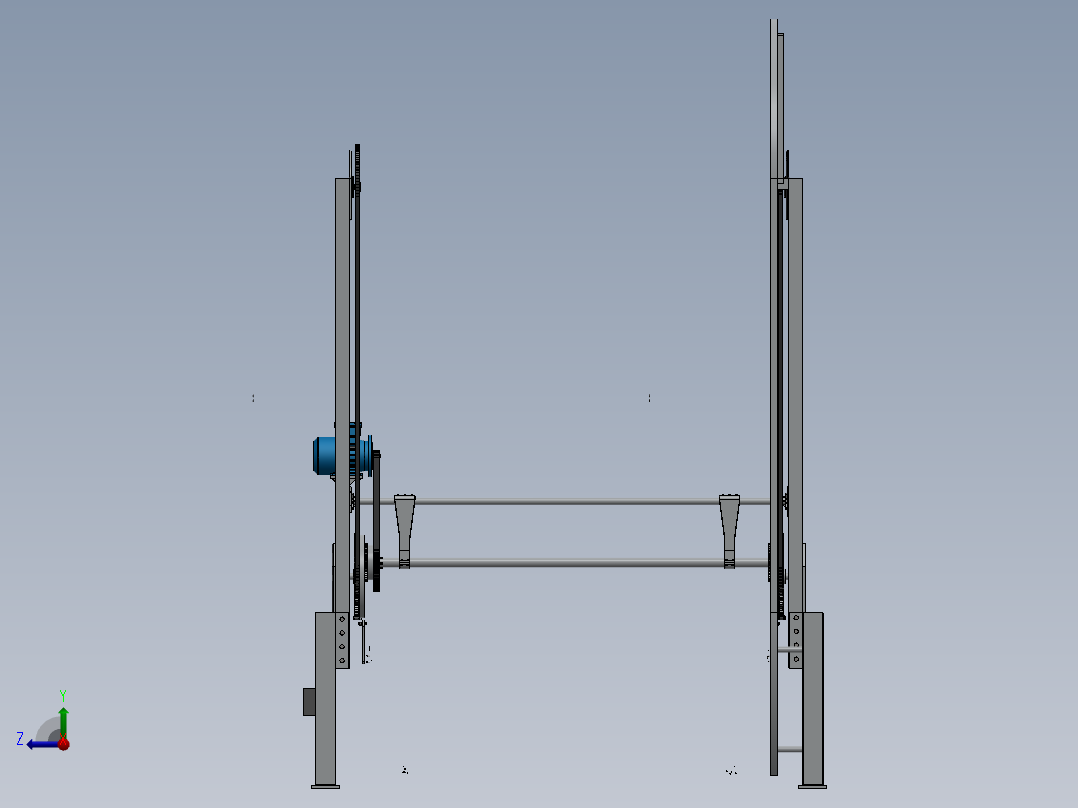 RAP - 旋转式汽车停车场--sw右视图
