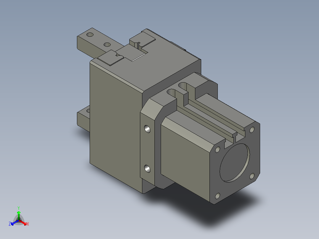 普通气爪PH01K-20主视图