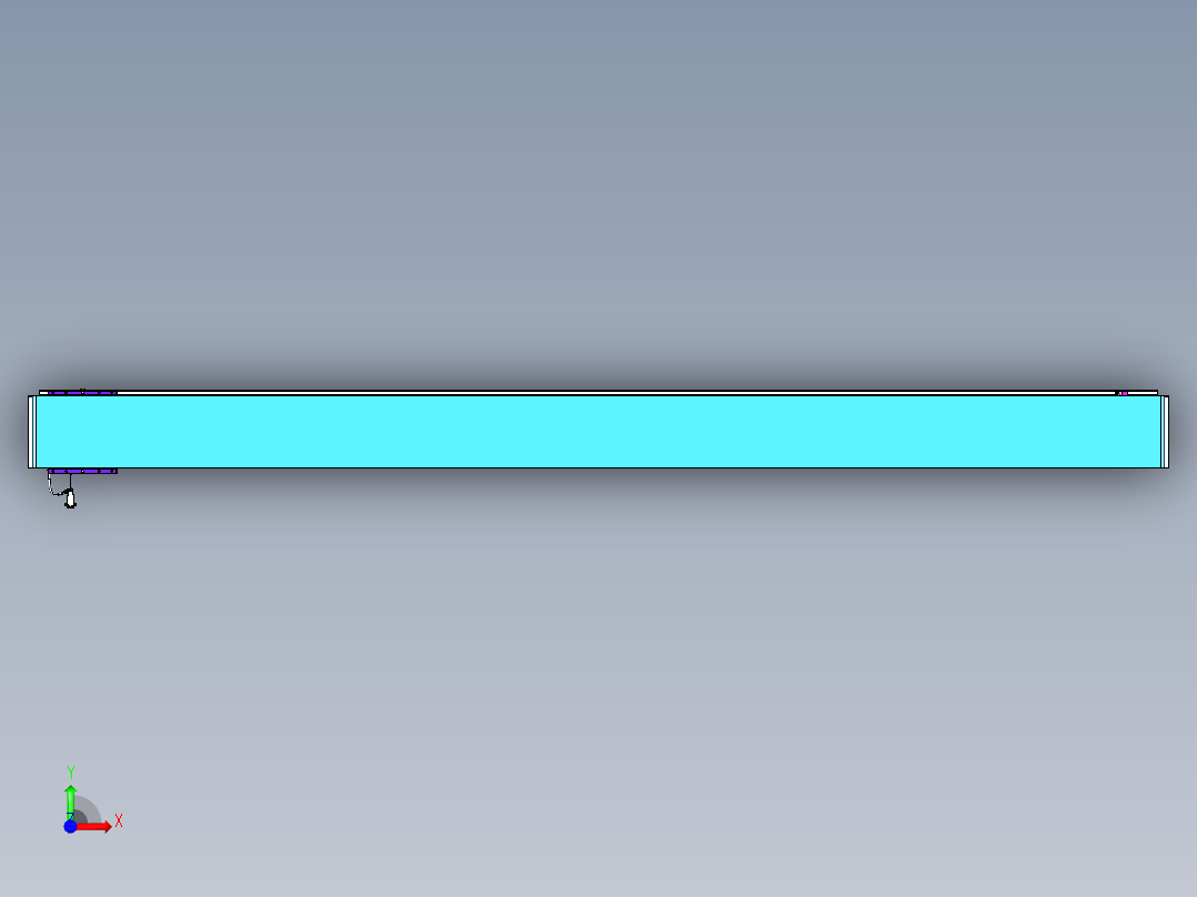 威洛博VL系列直线电机模组-VL22H3-S3150前视图