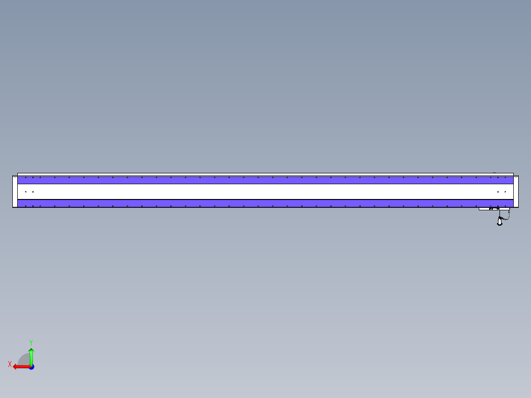 威洛博VL系列直线电机模组-VL22H3-S3150后视图