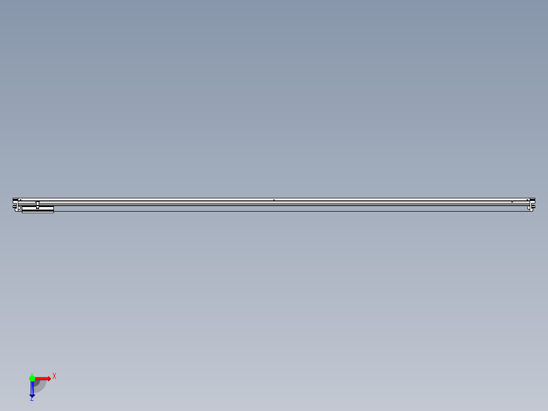 威洛博VL系列直线电机模组-VL22H3-S3150俯视图