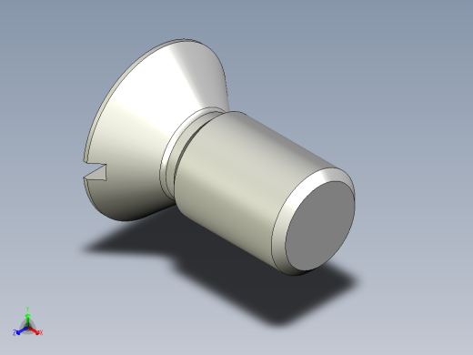沉头螺钉-Screw_-M18-L36_24-30-3x3-40_-Countersunk_head.stp