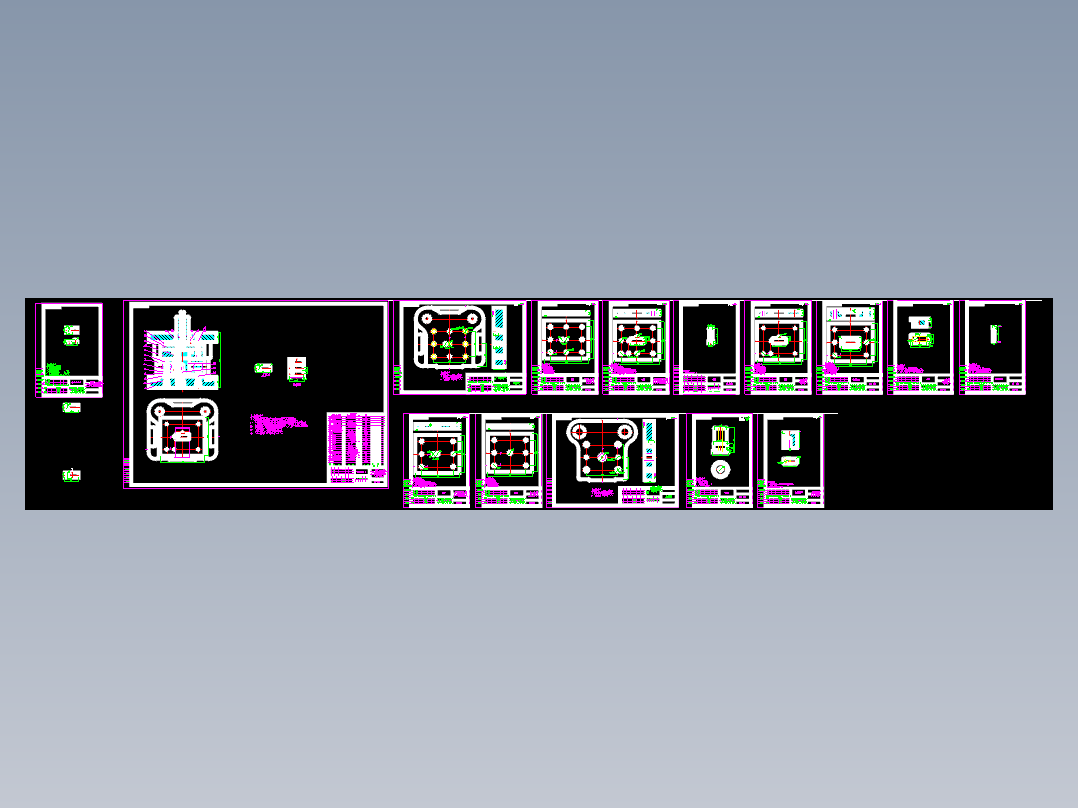 D0695-2.5兆瓦电源线卡落料冲孔倒装复合模设计CAD+说明书==509246=300