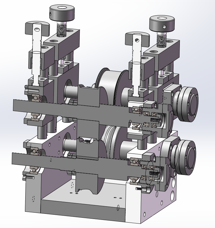 预弯成型切断机（sw18可编辑+工程图）