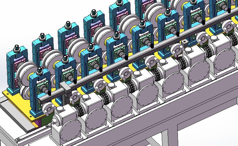 预弯成型切断机（sw18可编辑+工程图）