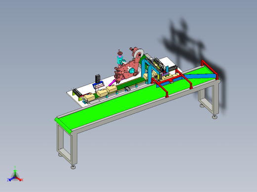 包装称重贴标step正等轴测缩略图