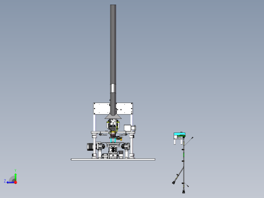热熔机在线式（sw16看编辑+工程图+bom）右视缩略图