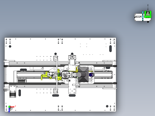 热熔机在线式（sw16看编辑+工程图+bom）俯视缩略图