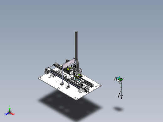 热熔机在线式（sw16看编辑+工程图+bom）正等轴测缩略图