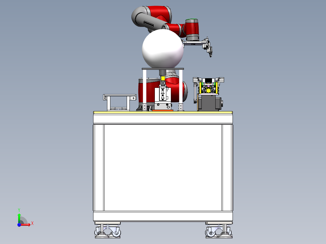 芯粒检测设备sw16可编辑前视图