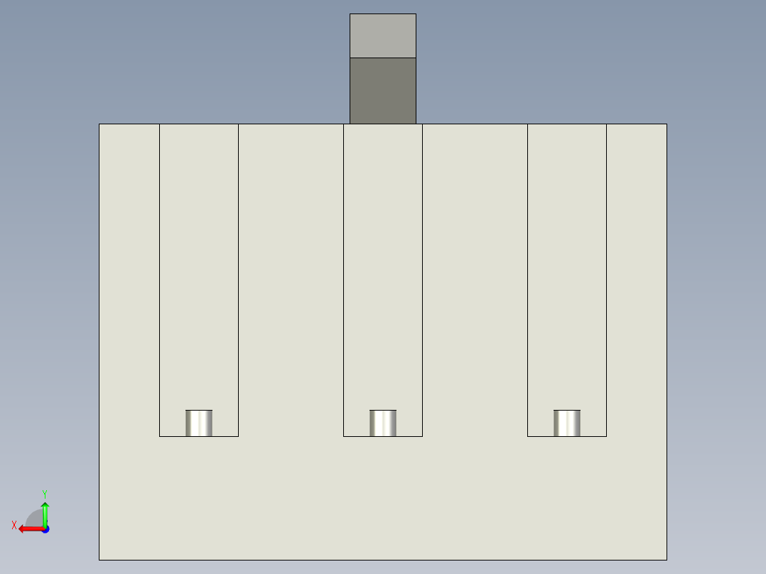 德力西电气 CDM10-100 3P后视图