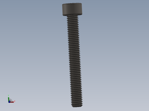Screw_DIN_912_M5x40F_A2.SLDPRT公制内六角螺钉