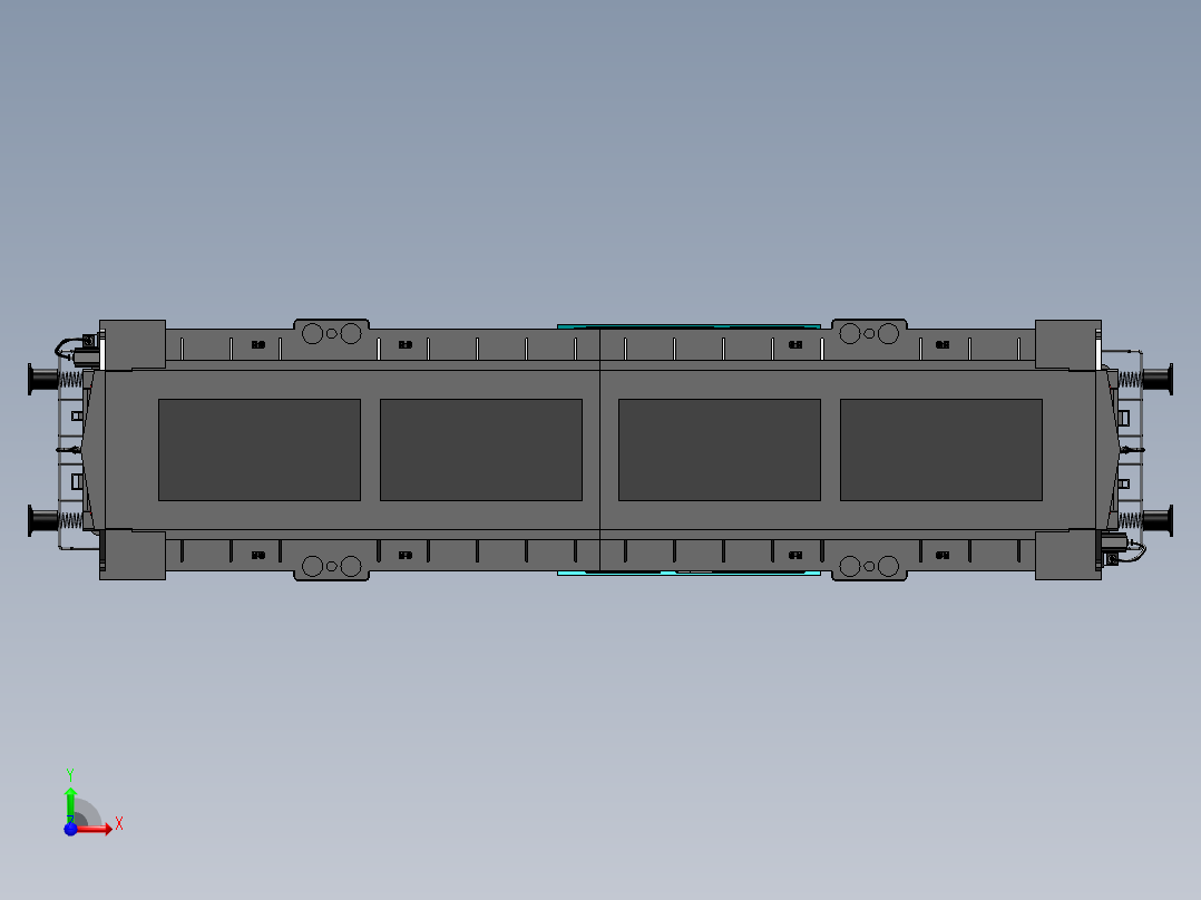 火车、动车、高铁(61)前视图