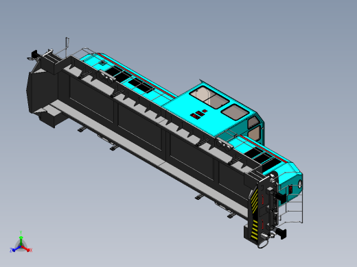 火车、动车、高铁(61)正等轴测缩略图
